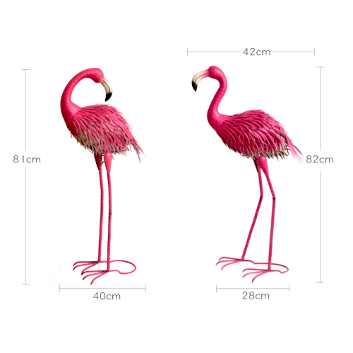 Decoração de jardim de flamingo em promoção para remoção de ervas daninhas